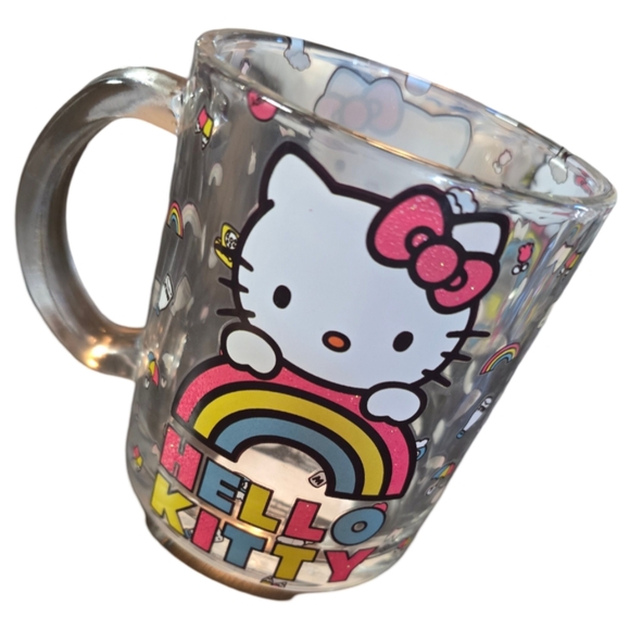 HELLO KITTY Coffee Mugs Set of 4 New - Picture 2 of 4